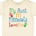 thumbnail image 4 of Inktastic My Aunt in Minnesota Loves Me Boys or Girls Baby Bodysuit, 4 of 5