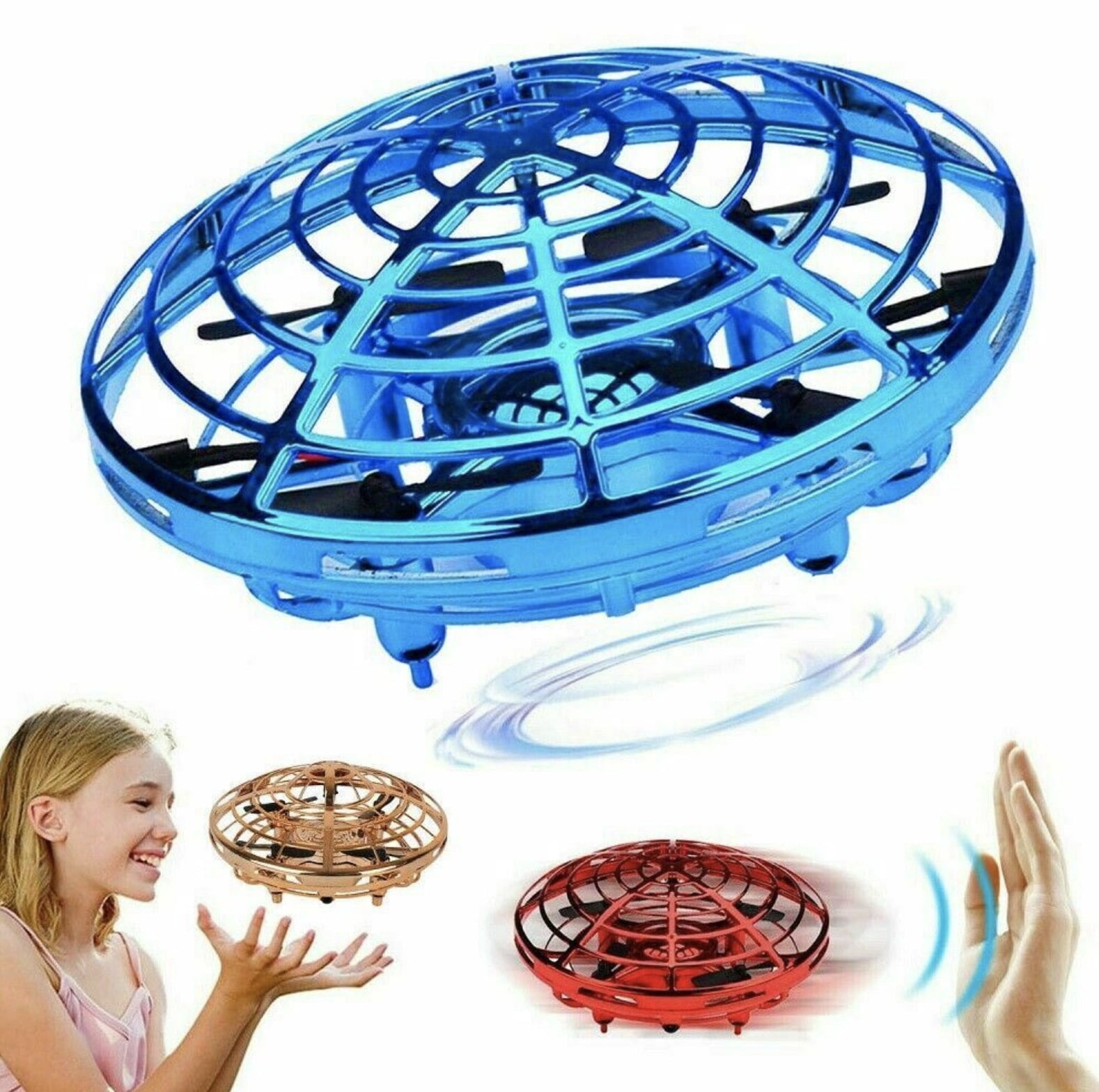 FlyToy UFO Hand-Operated Drone for Kids with Sensors