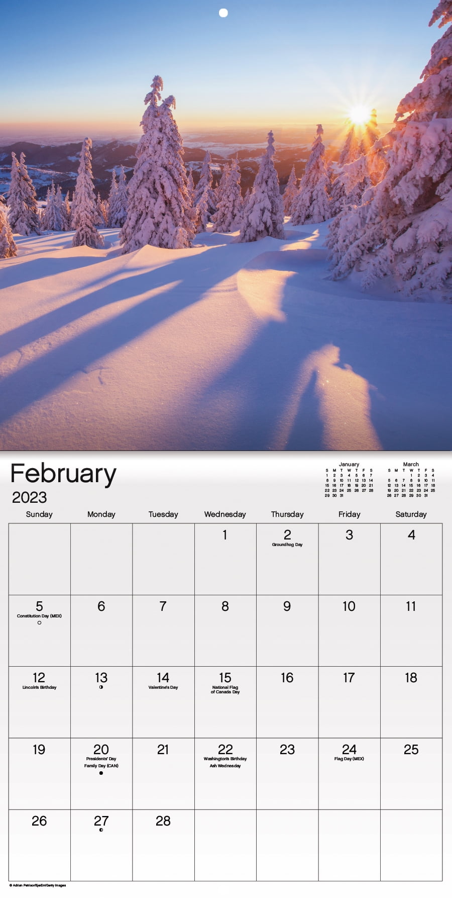 2023 Season Wall Calendar