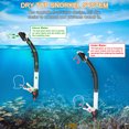thumbnail image 4 of Scuba Diving Mask Snorkel Set For Adults Tempered Glass Professional Panoramic Snorkeling Gear Swimming Training Snorkel Kit, 4 of 5
