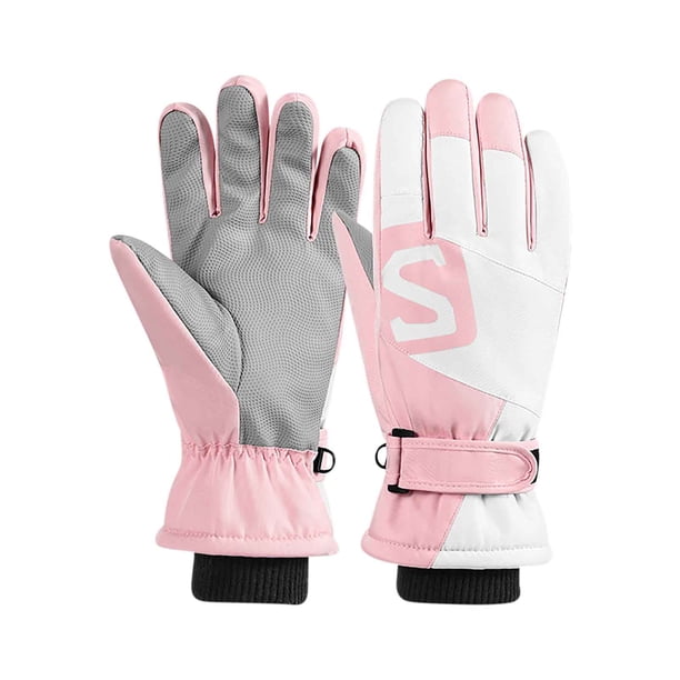 Manta térmica, guantes de esquí, invierno para mujer, aislamiento grueso, pantalla de algodón, ciclismo al aire libre, vehículo