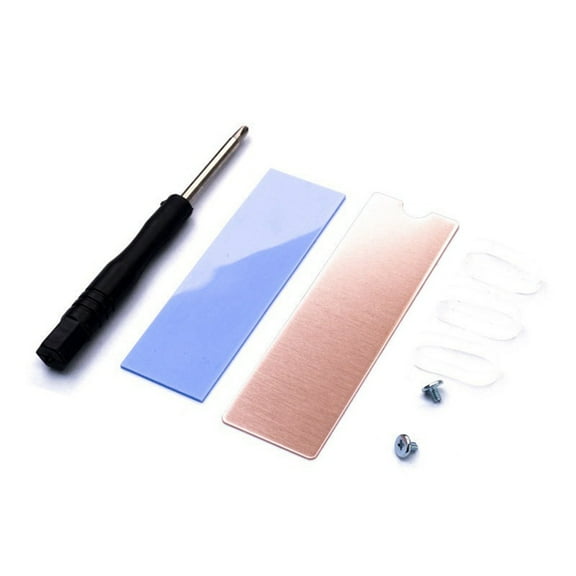M.2 SSD Heat Sink M.2 2280 Solid State Hard Disk Pure Copper Heatsink Thin Cooler Radiator for Computer Notebook