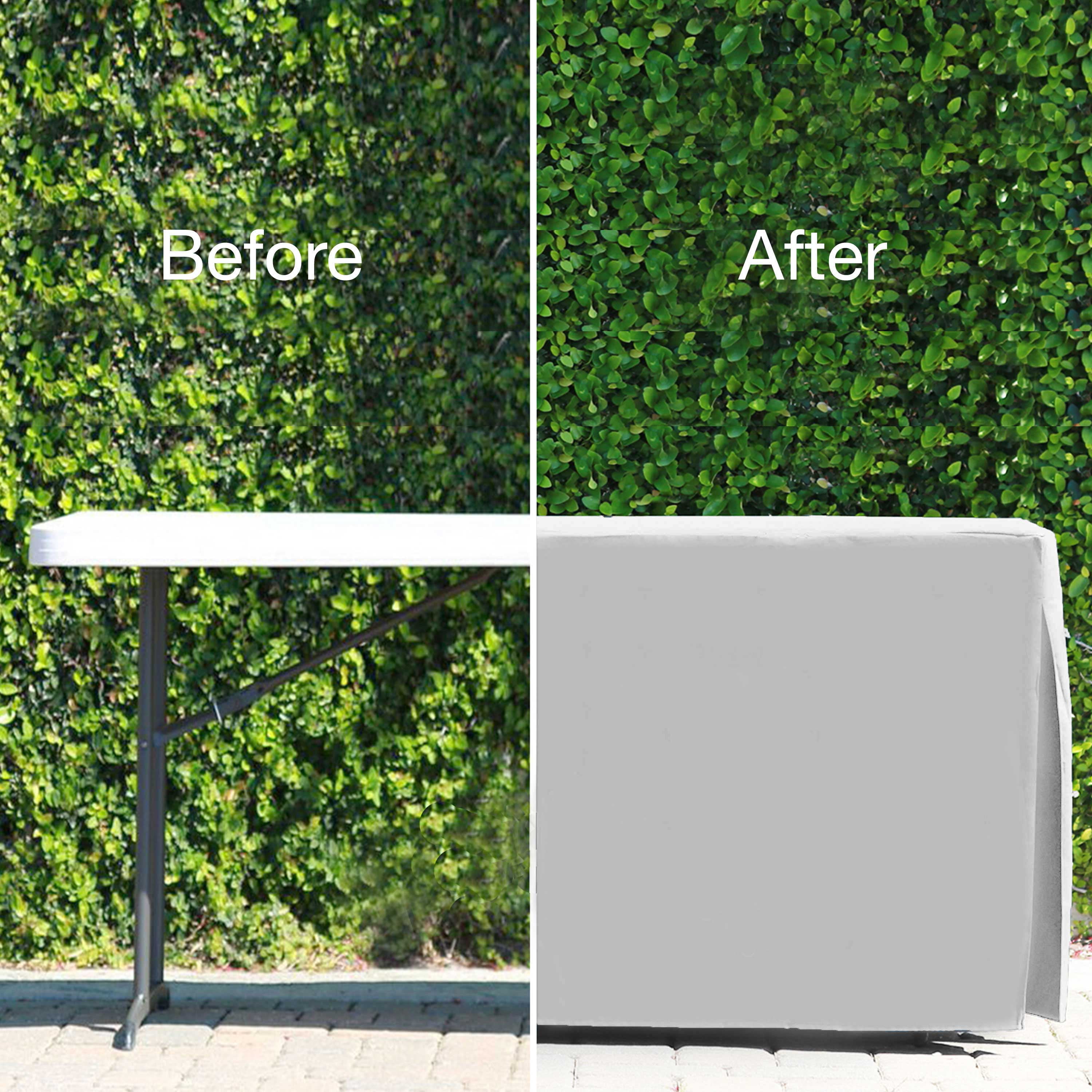 Tablevogue 34" x 34" Fitted Tablecoth Cover, Multiple Colors and Sizes Available