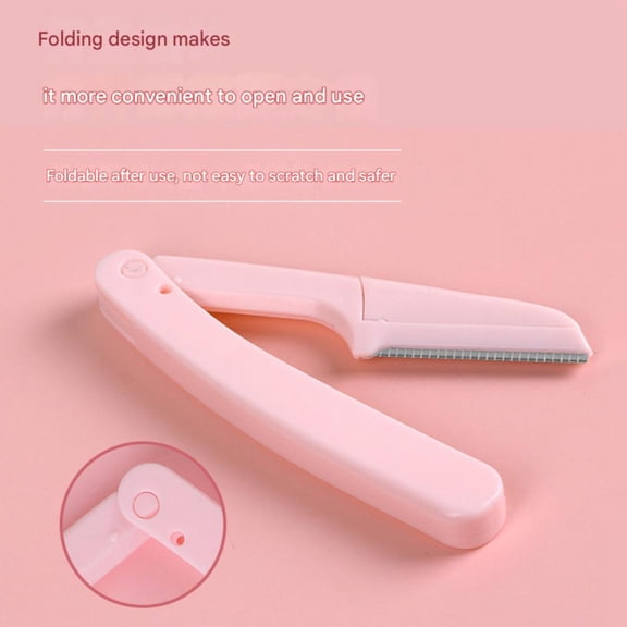 Foldable Safety Eyebrow Razor for Beginners Anti Scratch Beauty Tool