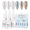 High-Shine Glitter Shades, variant on RUBY VIBE CO Blossom Dream Jelly Gel Nail Polish Set, 6 Pastel UV/LED Soak-Off Sheer Glossy Shades