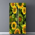 thumbnail image 3 of Self Adhesive Vinyl Refrigerator Wrap Set Sunflowers summer seamless Door Mural Removable Fridge Sticker Peel and Stick&nbsp;Full Door Cover Decal Kitchen Bar Decor, 3 of 6
