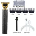 thumbnail image 1 of Cortadora de pelo eléctrica profesional T9 para hombre, máquina de cortar cabello de barbero, afeitadora inalámbrica, recortadora de barba, 0mm, 1 of 4
