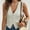 #250417A332 Beige, variant on Aloohaidyvio Womens Y2k Crochet Tank Tops Vintage Solid Color V Neck Sleeveless Button Down Crop Tops