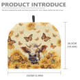 thumbnail image 7 of ZUXONGSY Sunflower Cow Tea Cozy for Teapot Tea Insulated Cosy with Hanging Loop Anti-Dust Polyester Canvas Teapot Cover Decorative Teapot Cover for Hotel Restaurant Tea Party, 7 of 7