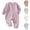 Blue, variant on Kids Cotton Long Sleeve Pullover Romper, Ribbed Knit Seamless Base-Layer Bodysuit for Indoor Daily Wear,White,9-12 Months
