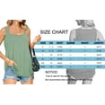thumbnail image 6 of MOSHU Summer Womens Tank Tops U Neck Casual Flowy Sleeveless Shirts for Women, 6 of 10