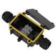 thumbnail image 4 of Neyseki Plastic Waterproof Junction Box  M686 Black Two Position Cable Connector Junction Box IP68 for LED Street Light, 4 of 7