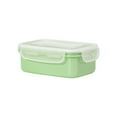thumbnail image 2 of Xecvkr Rectangular Food Storage Container 14x9.5cm Plastic Lunch Box with Lid Leak Proof Microwave Safe for Refrigerator School Office Multiple Colors, 2 of 8