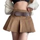 thumbnail image 2 of Falda Faldas informales Y2K de cintura alta para mujer, minifalda acampanada, ropa sencilla para estudiante y niña Cgtredaw Para estrenar, 2 of 9