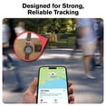 thumbnail image 4 of Vena 1 Pack For Apple AirTag Holder and Keyring, AirTag Keychain Holder Waterproof AirTag Case for Dog Cat Pets Collar Backpack Kids Elderly, Black, 4 of 8