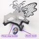 thumbnail image 5 of Máscara de mujer máscara veneciana/Halloween/fiesta/baile/carnaval/boda/decoración de pared (mariposa morada), 5 of 5