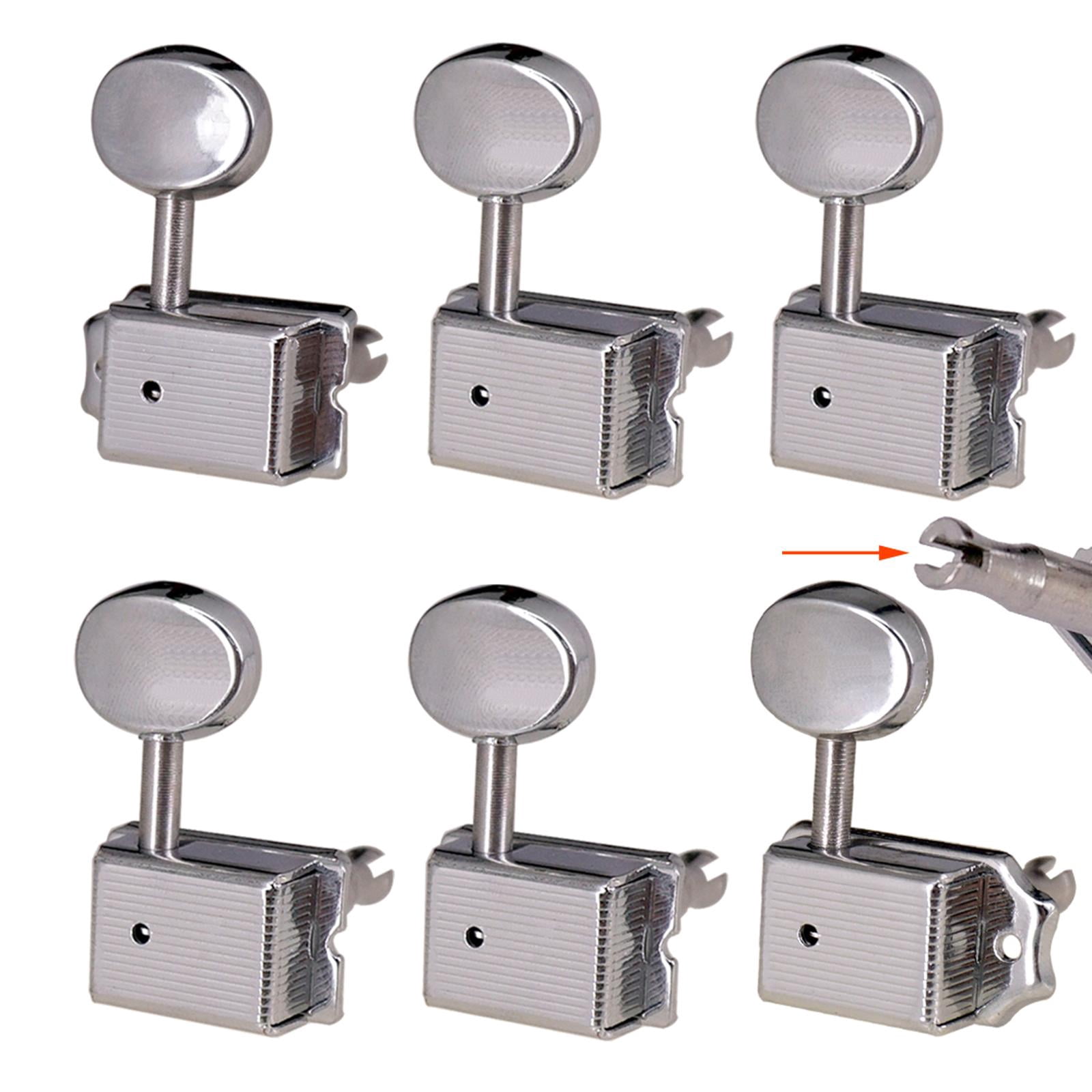 LeeQinersw headstocks Tuning Peg bass pickup silver