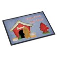 thumbnail image 1 of Carolines Treasures BB2823JMAT Collection de Niche pour Chien Poodle Tapis Intérieur Ou Extérieur Beige, 24 x 0,25 x 36 Po, 1 of 1
