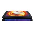 thumbnail image 5 of Chririnla Polyester Fabric Children's Wallet with Magic Sticker Zipper Closure, Flaming Baseball Trifold Pouch for Outdoor Sports, 5 of 6