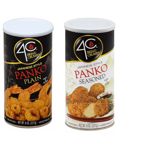 4C Japanese Style Panko Seasoned Bread Crumbs, 8 oz 4C Japanese Style Panko Plain Bread Crumbs, 8 oz
