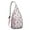 Pink-5, variant on Watercolor Penguin Sling Backpack – Cute Arctic Emperor Penguin & Snowflake Print Crossbody Bag for Travel, Hiking & Everyday