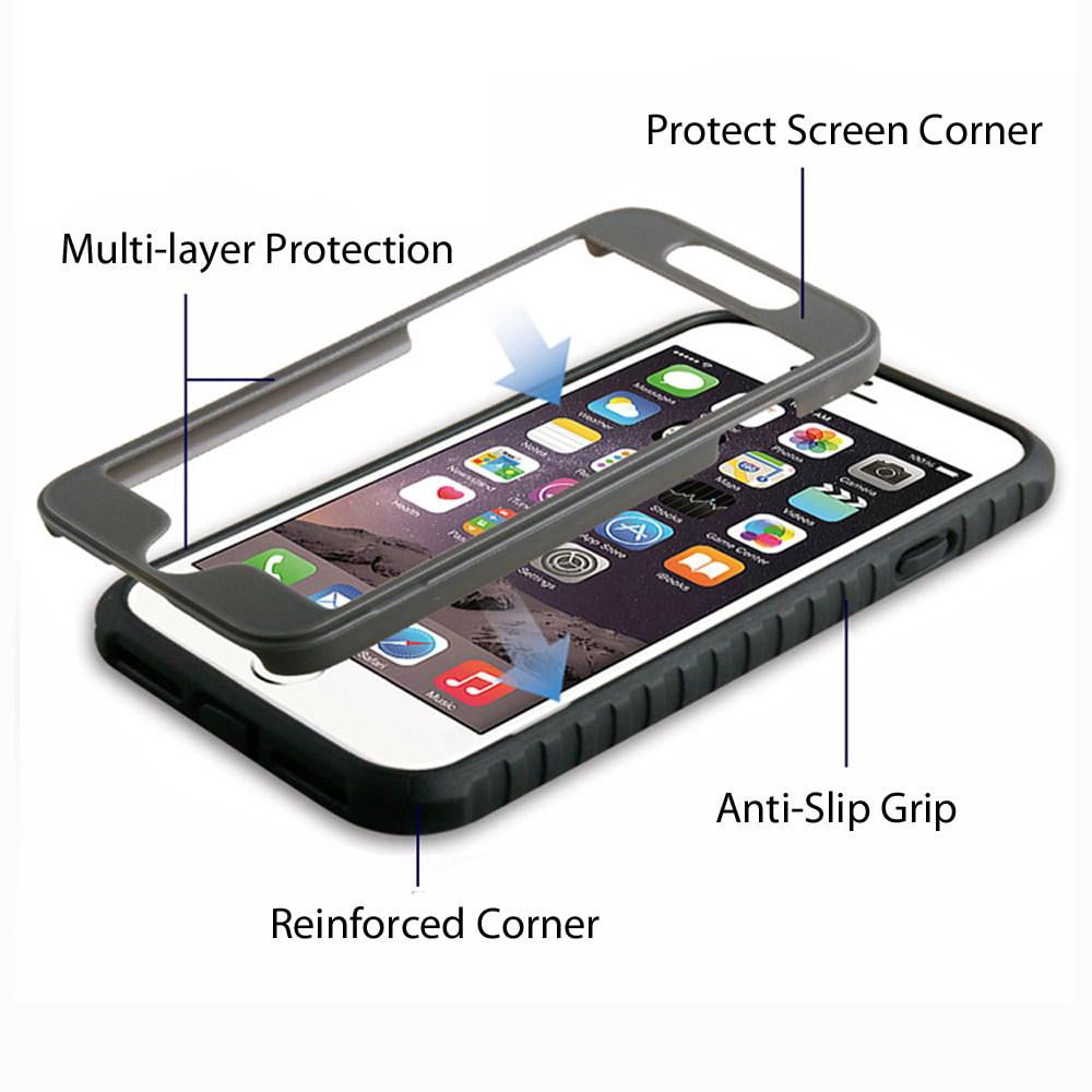Apple iPhone 7 Case, TPU Case, PC Cover, Military-Grade Drop Tested Heavy-Duty, Shock Absorption, Clambo Thor Series Case for Apple iPhone 7