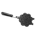 thumbnail image 4 of Heart Shape Waffle Maker Pan, Non Stick & Durable, Aluminum Alloy Baking Tool for Sweet Breakfast, 4 of 8