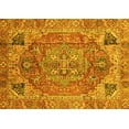 thumbnail image 1 of Ahgly Company Indoor Rectangle Persian Yellow Traditional Area Rugs, 2' x 5', 1 of 4