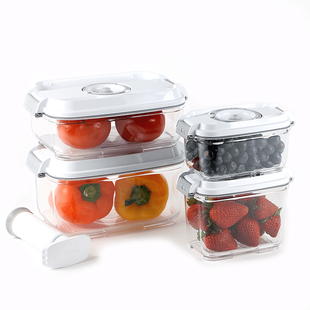 Food Saving Vacuum Container 5pc set