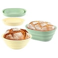 thumbnail image 3 of Paokuoon Silicone Fermentation Basket for Bread Making Foldable Banneton Proofing Baskets for Sourdough Baking, 3 of 7