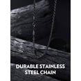 thumbnail image 6 of Bandmax 3MM Black Long Twisted Rope Chain for Men Women 28 Inch Stainless Steel Layer Chain Necklaces Solid Cable Rope Chain for Pendant Jewelry Gift, 6 of 9