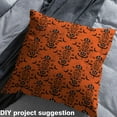 thumbnail image 2 of jejeloiu Vintage Damask Jacquard Fabric by the Yard 2 Yards,Halloween Theme Pumpkin Room Decor Fabric by the Yard,Orange Black Fabric for Sewing For Boys Kids,Super Cozy Room Decoration, 2 of 6
