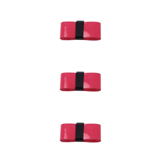 Guardoinrt 1/2/3 Tennis Overgrip Non Toxique et Durable pour Performance Longue Durée Puissance de Liaison Rouge Carré pack 3 Pcs