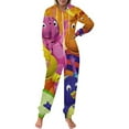 thumbnail image 2 of The Anime Backyardigans Unisex Onesie Pajamas Zipper Jumpsuit Hooded One Piece Sleepwear for Family Mens Womens, 2 of 8