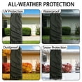 thumbnail image 4 of Folding Ladder Cover Outdoor Ladder Storage Bag Ladders Covers with Drawstring Waterproof Dustproof Oxford for Home Step Patio Garden Outdoor, 4 of 8