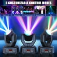 thumbnail image 6 of JAJALUYA Mini Moving Head Stage Lighting with RGBW LED String DMX 512 Beam DJ Light for Disco Club Party, 6 of 8