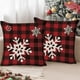 thumbnail image 5 of Cubiertas de Almohada de Navidad Almohada de Navidad 17.71x17.71In para la Decoración de Navidad, Almohada de Decoración de Vacaciones de Invierno Adecuada para Sofás en el Hogar, 5 of 6
