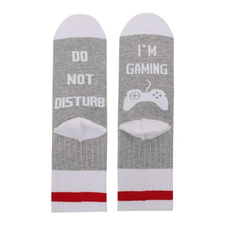 

BESTHUA Men Printed Socks Personalized Mid-tube Game Stockings