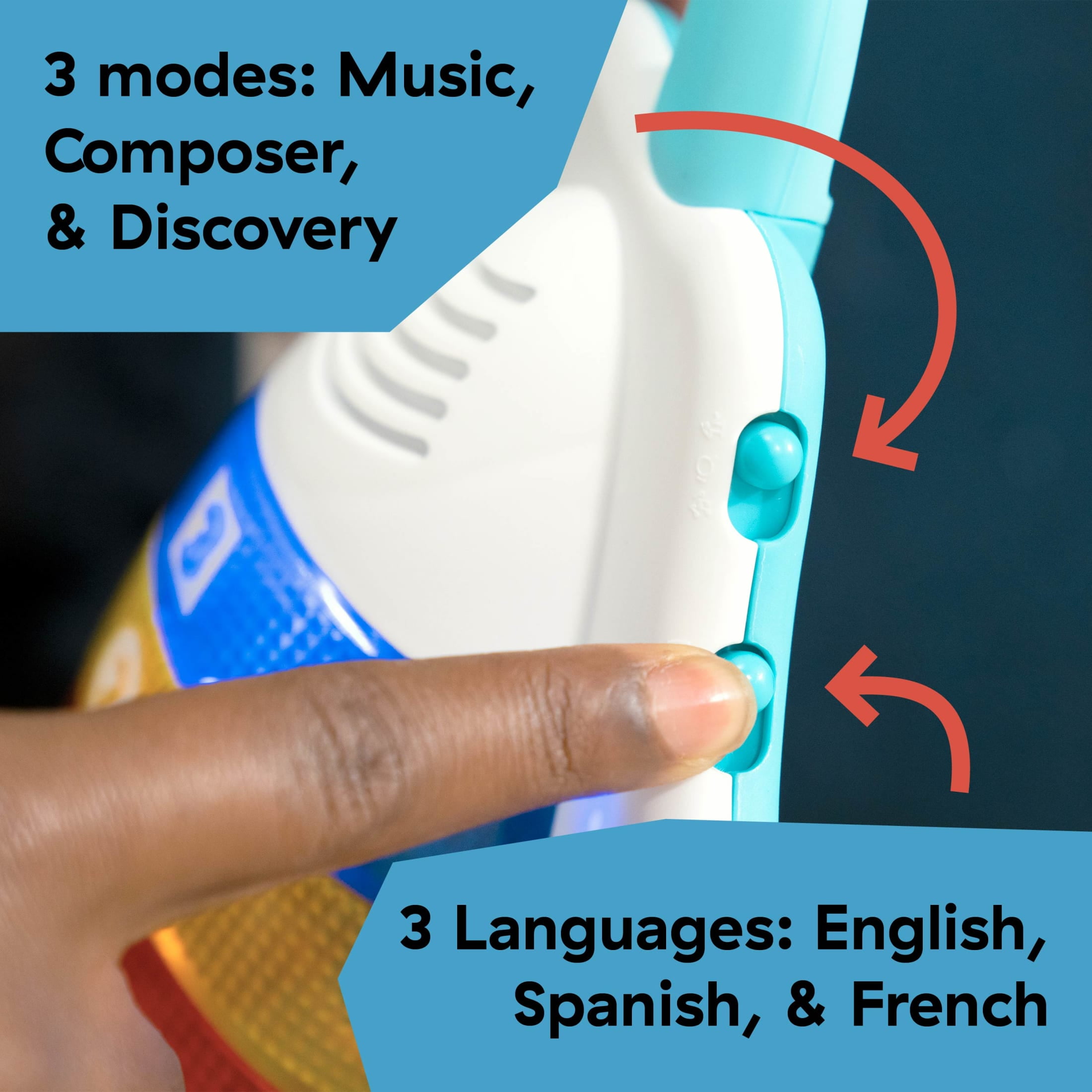 Baby Einstein Pop & Explore Stingray Shape Sorting Toy for Baby, Ages 6 Months +
