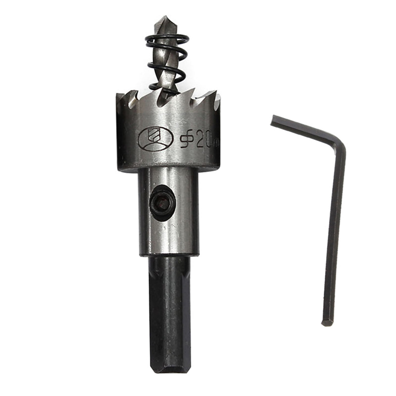 Hole Saw Set, 5Pcs Carbide Hole Saw Kit(16/18.5/20/25/30mm) HSS Drill Bit Hole Saw Set for Metal