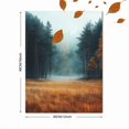thumbnail image 3 of Qisvanset Framed Canvas Wall Art 12x16 Inch Misty Foggy Field Minimalist Nature Office Wall Art, 3 of 5