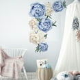 thumbnail image 4 of Papel Tapiz Adhesivo Bewildely Ciruelo Flor Peonía Azul FX-C16D, 4 of 6