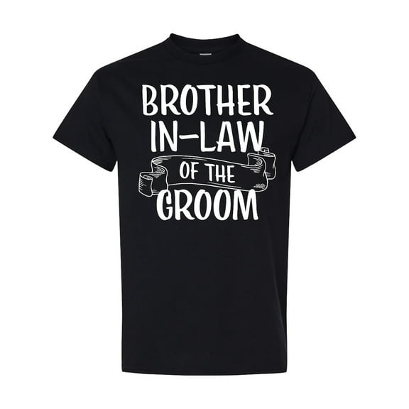 Inktastic Brother in Law of the Groom with Banner T-Shirt