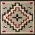 thumbnail image 1 of Ahgly Company Indoor Square Abstract Dark Brown Southwestern Area Rugs, 4' Square, 1 of 6