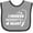 Heather and Black, variant on Inktastic I Hooked Mommy's Heart with Fishing Rod Boys or Girls Baby Bib