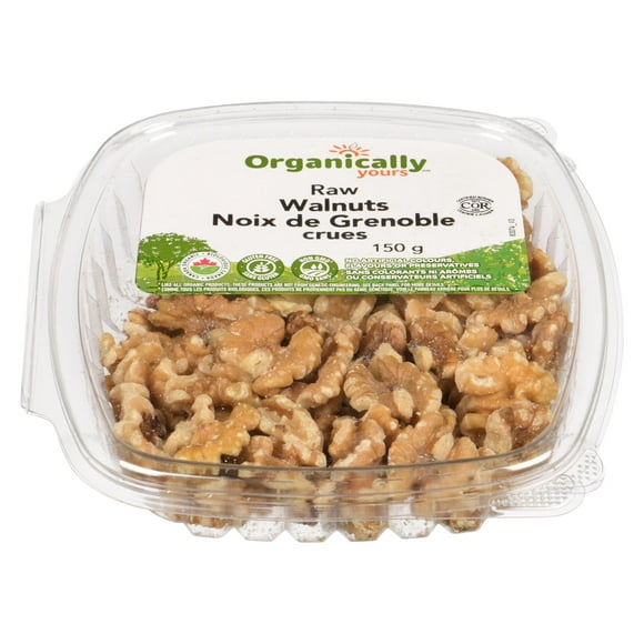 Organically Yours Gluten Free Organic Walnuts, 150 g
