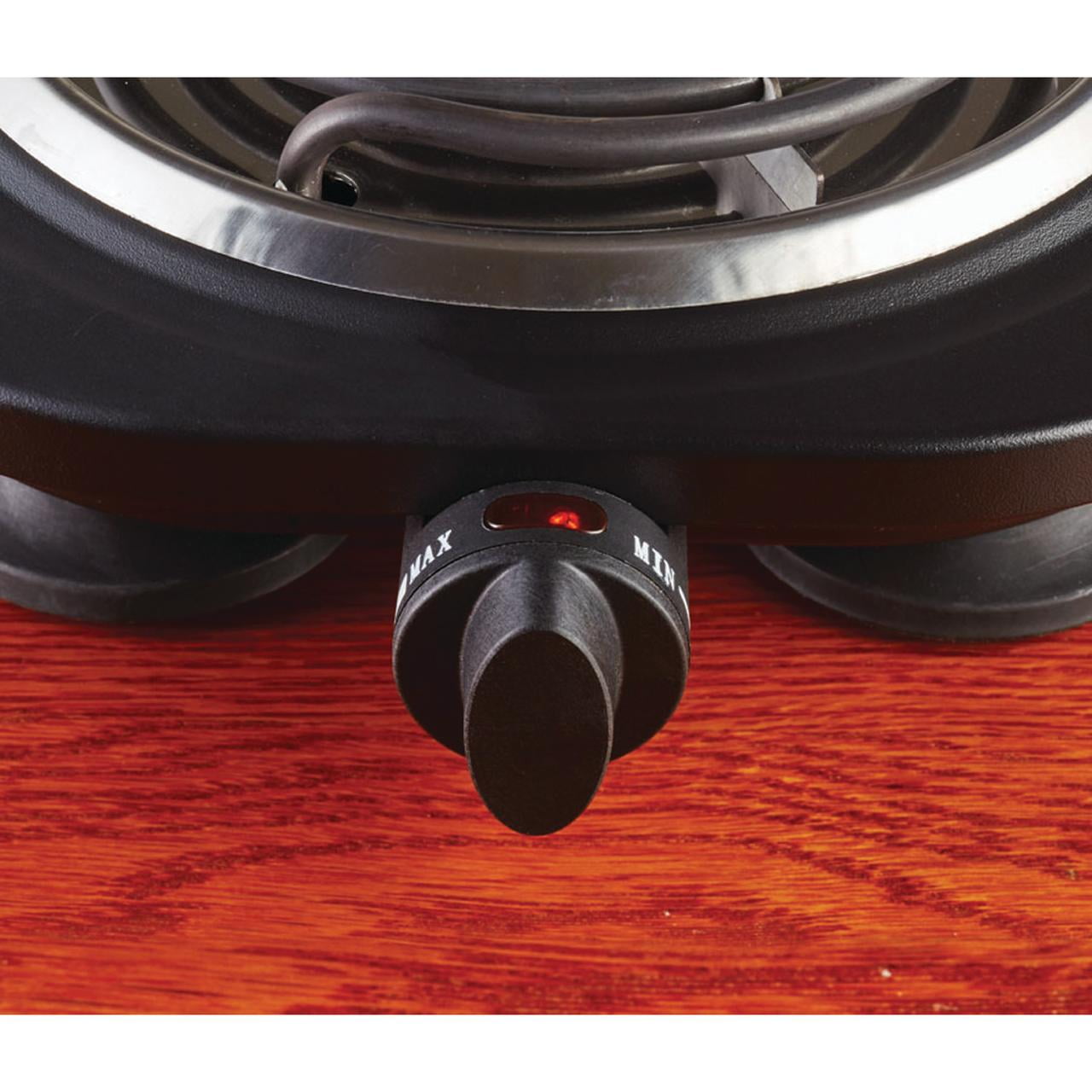 Brentwood TS-321BK 1000w Single Electric Burner, Black