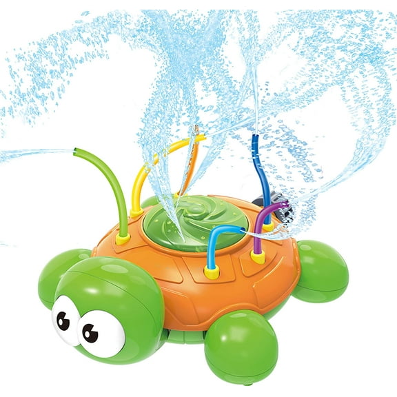 Splash Buddies Water Toys for Kids – Premium Spraying Turtle for Kids – Fun Hose Sprinkler for Toddlers – Colorful and Fun Outdoors Spinning Sprinklers – Cooling Kid’s Yard Games for Summer