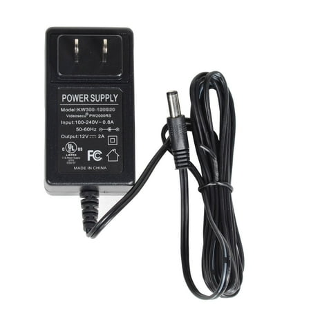 - VideoSecu 12V DC Security Camera Power Supply Adapter 2000mA 100V - 240V AC Regulated Power for CCTV Surveillance B0X