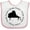 White and Pink, variant on Inktastic Future Piano Player Boys or Girls Baby Bib